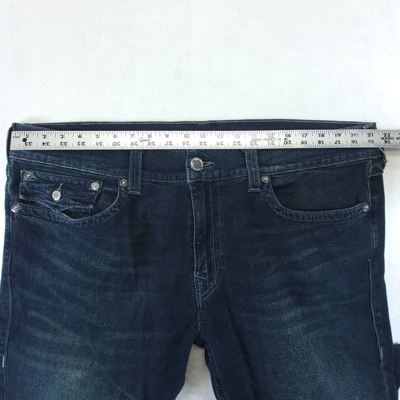 True Religion Men’s Dark Wash ROCCO Pocket Flap Slim Fit Size 42Wx32 - Picture 8 of 11